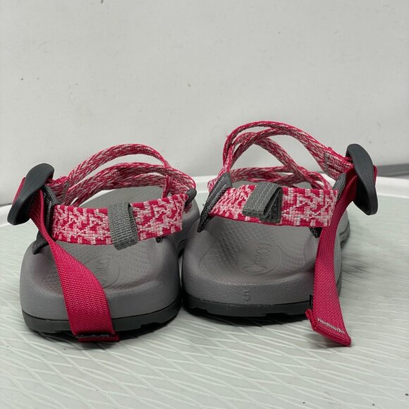 Chaco ZX1 Sandals Ecotread Sport Open Toe Outdoor Hiking Outdoor Pink Size 5 - Picture 5 of 12